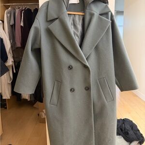 ASOS Design Women's Oversized Double-Breasted Coat